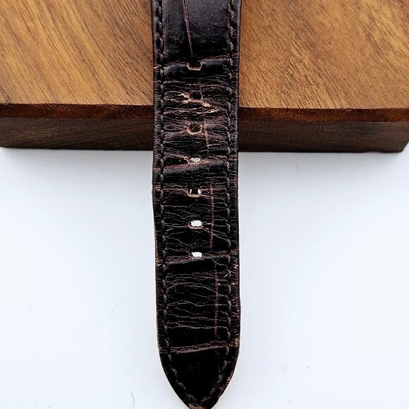 Michael Kors Women's Gold Tone Multi Dial Glitz Watch Brown Leather Band MK-5014 - Picture 7 of 7